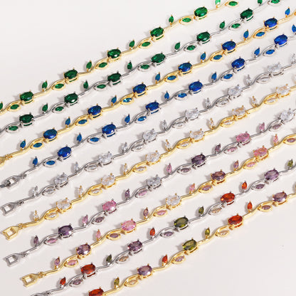 Bracelet femme raffiné avec pierres décoratives _Sofia