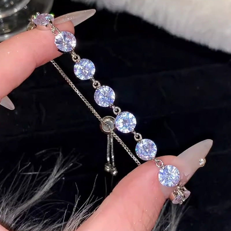 Bracelet élégant doré à pierres - Clara