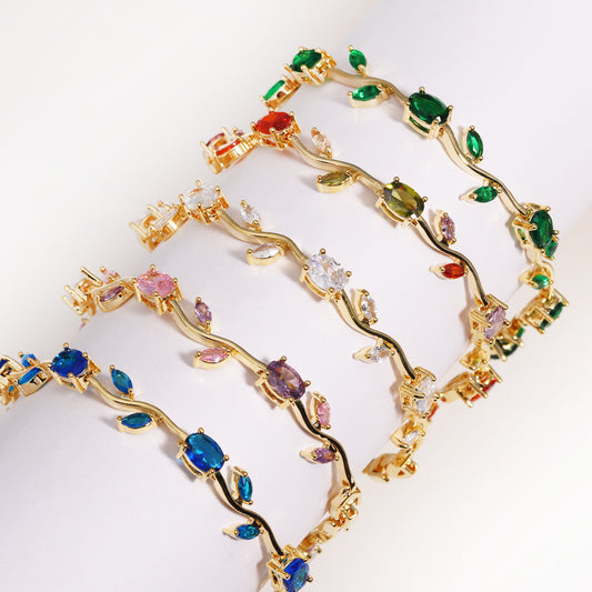 Bracelet femme raffiné avec pierres décoratives _Sofia