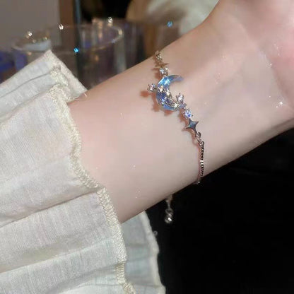 Bracelet élégant doré à pierres - Clara